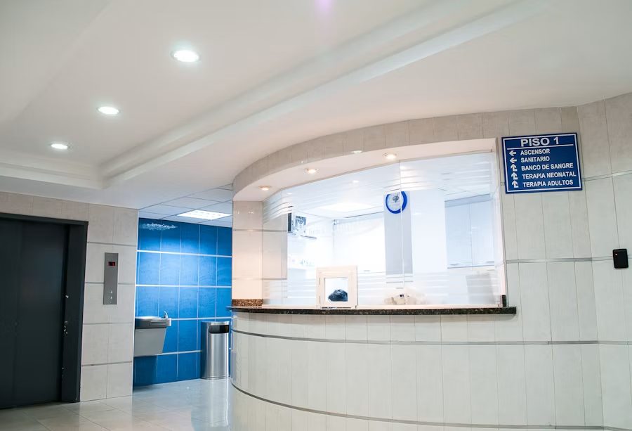 Reception and front desk at a multi-location dental practice